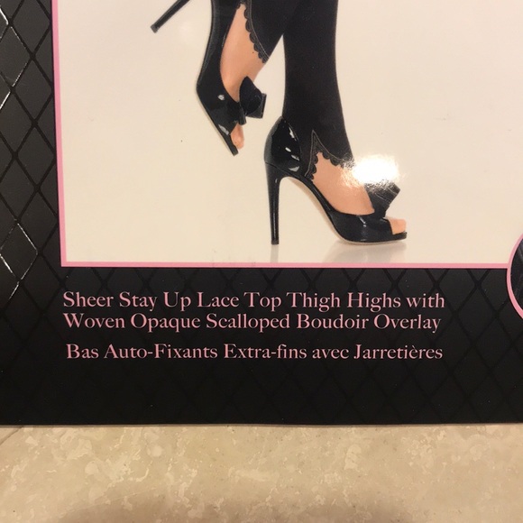 Brand new sheer stay up lace thigh highs - Picture 4 of 8